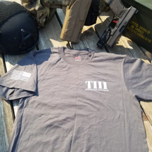 T3 Ops T-Shirt Gray Front